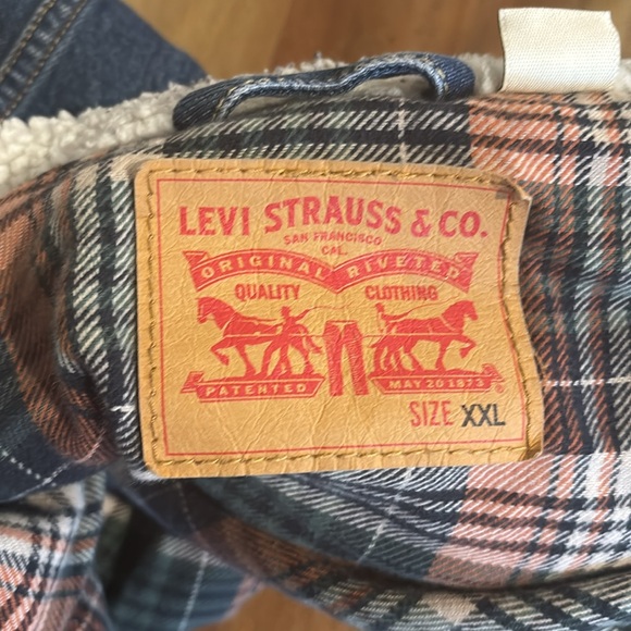 Levi’s Jean Jacket XXL - Picture 3 of 8